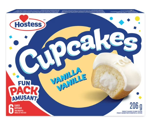 Hostess vanilla cupcakes - hostess, cupcakes,